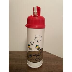 Vintage Peanuts Snoopy & Woodstock Water Bottle